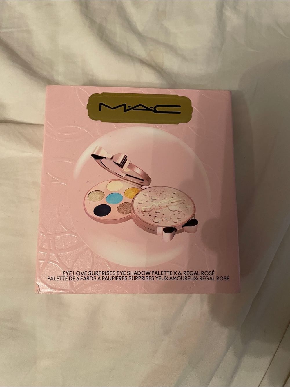 MAC Cosmetics Regal Rose Eyeshadow Palette in Pink with Blue and Gold Accents